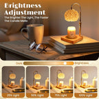Crystal Candle Warmer Lamp | Fully Adjustable With Timer