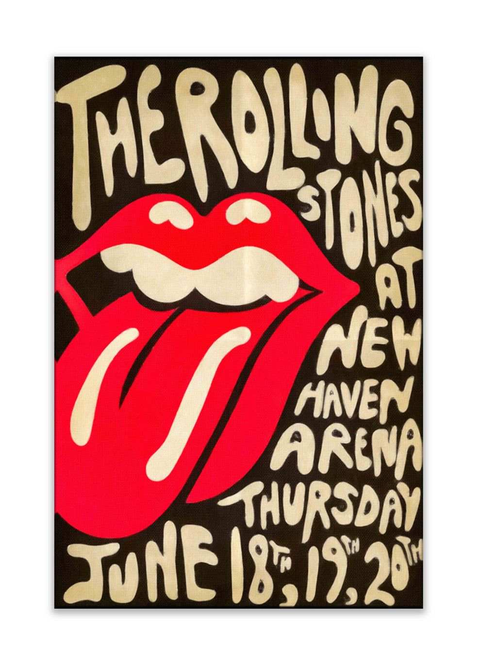 Rolling Stones Vintage Music Poster