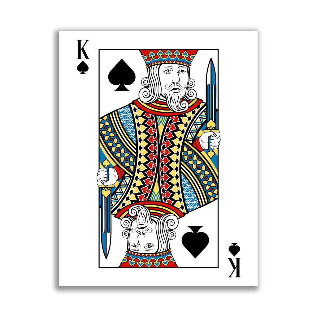 Canvas Wall At-King of Spades Canvas 36" x 48" 3648-045