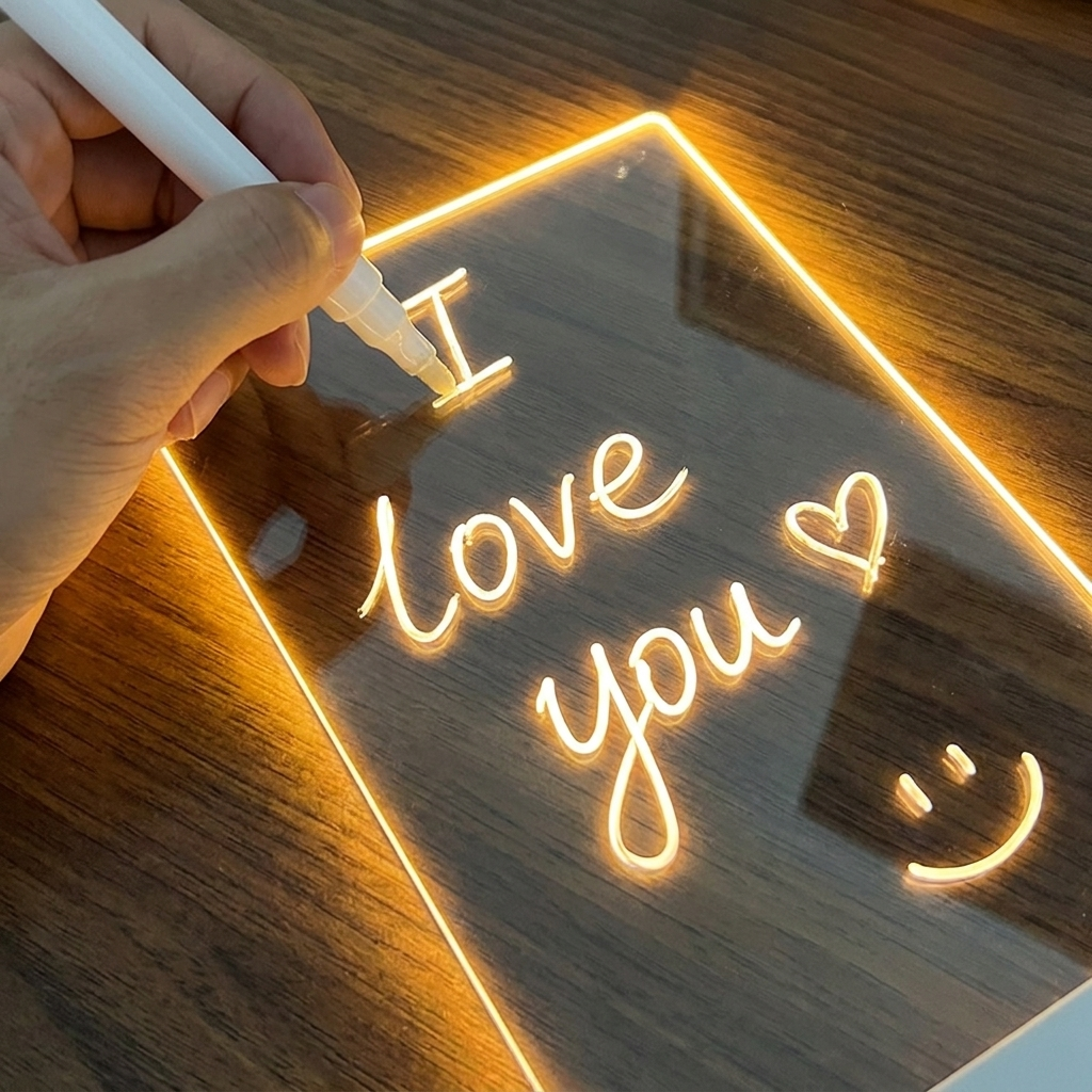 Illuminated Acrylic Message Board