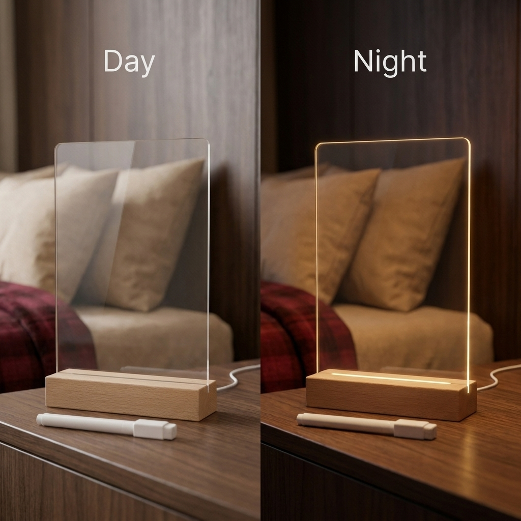 Illuminated Acrylic Message Board