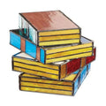 Stained Glass Book Lamp | Handcrafted Art Lighting