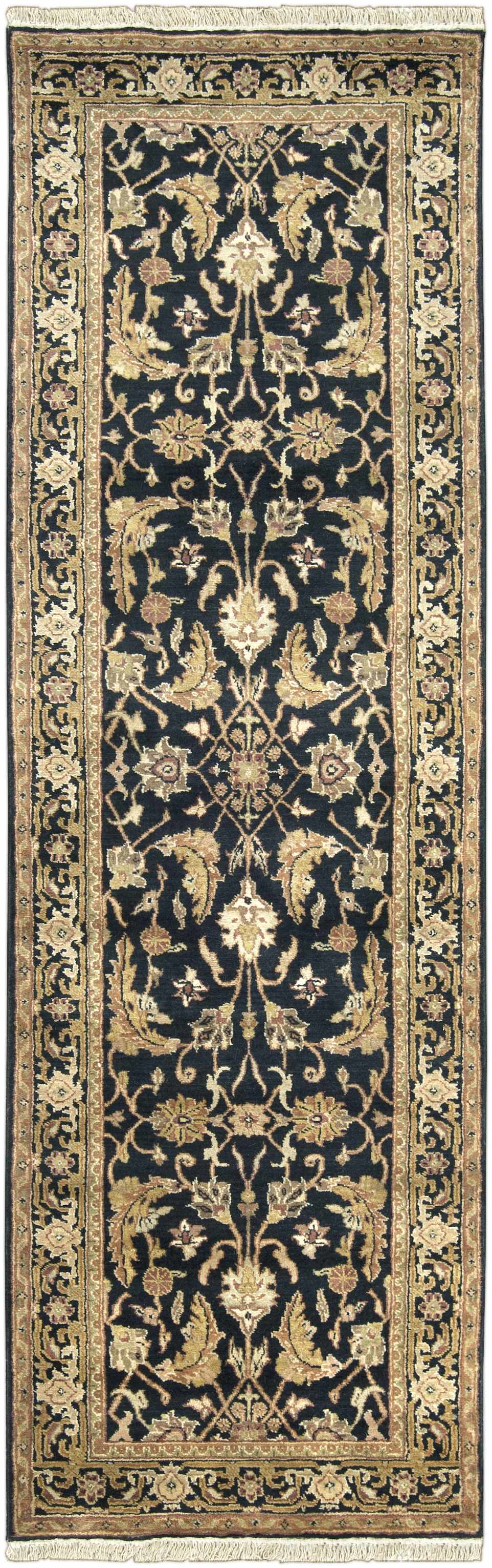 Black & Gold Premium Wool Rug