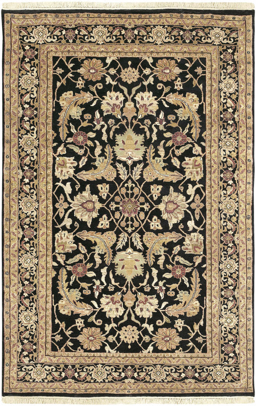 Black & Gold Premium Wool Rug