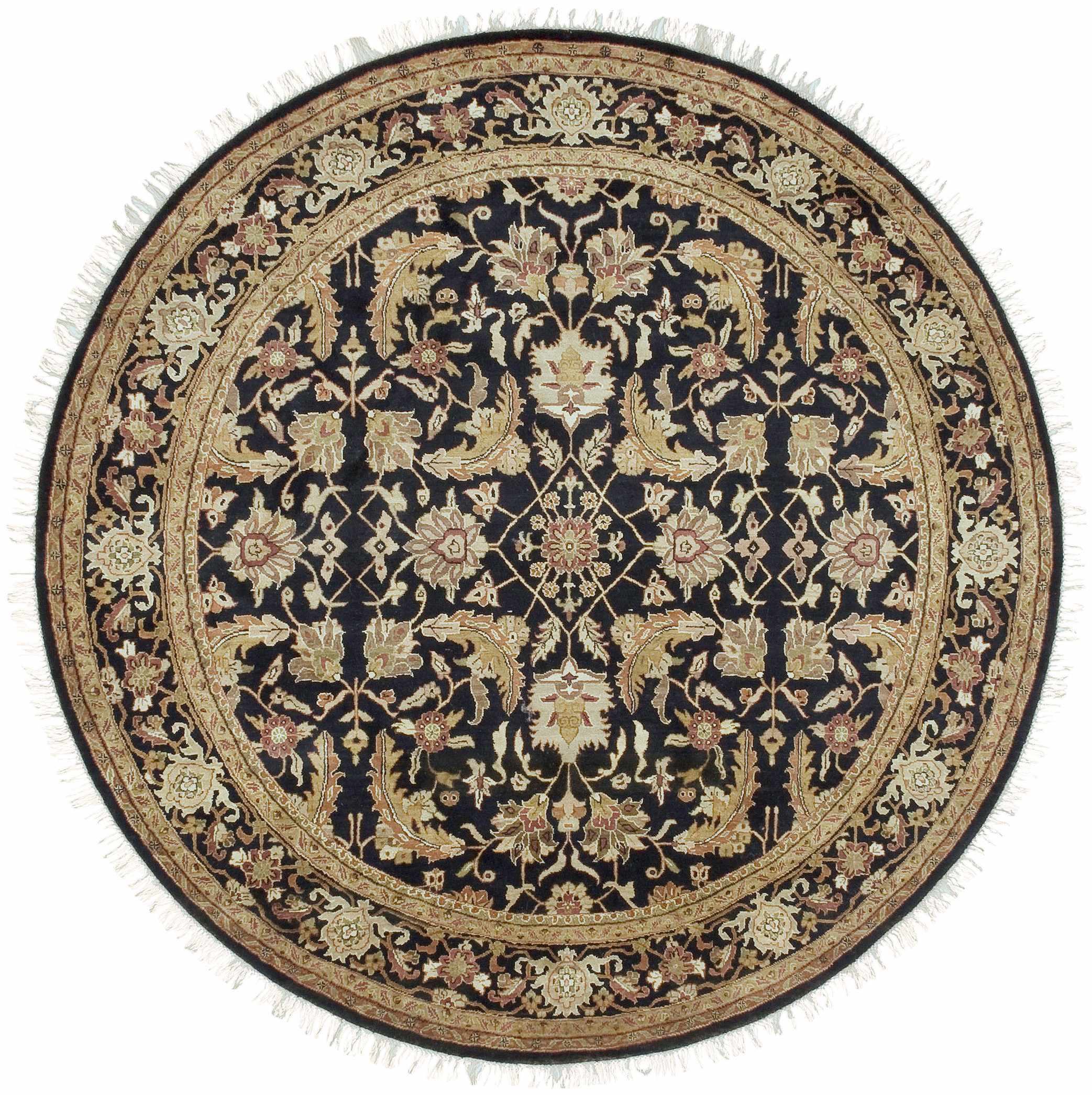 Black & Gold Premium Wool Rug