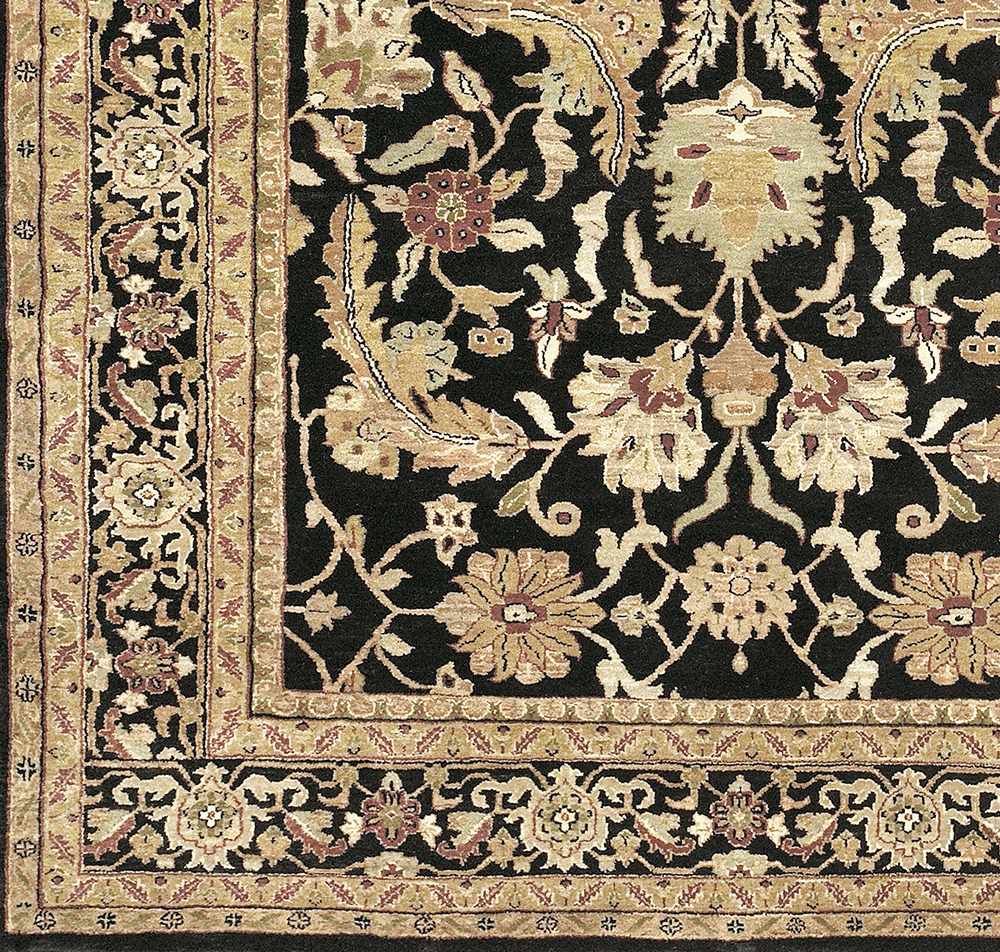 Black & Gold Premium Wool Rug