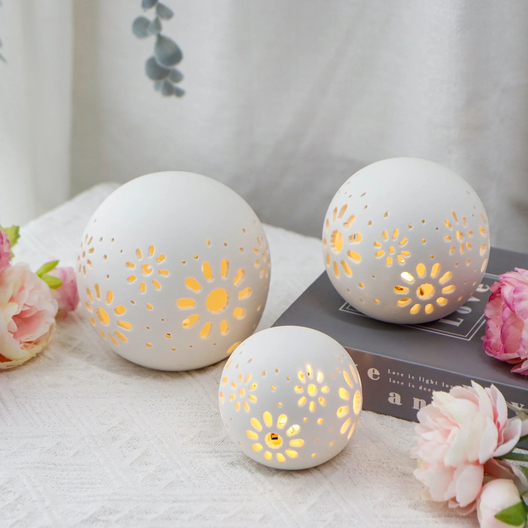 Decorative Ceramic Shell Lamps
