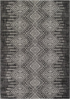 Frankville Black & White Outdoor Rug