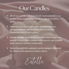 Handmade Rose Soy Candle | Home Decor