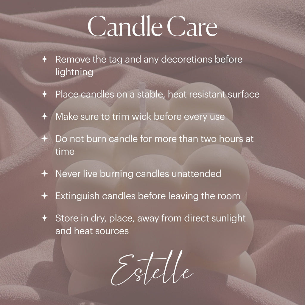 Handmade Rose Soy Candle | Home Decor