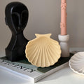 Elegant Jesmonite Shell Tray: Scandi Home Decor