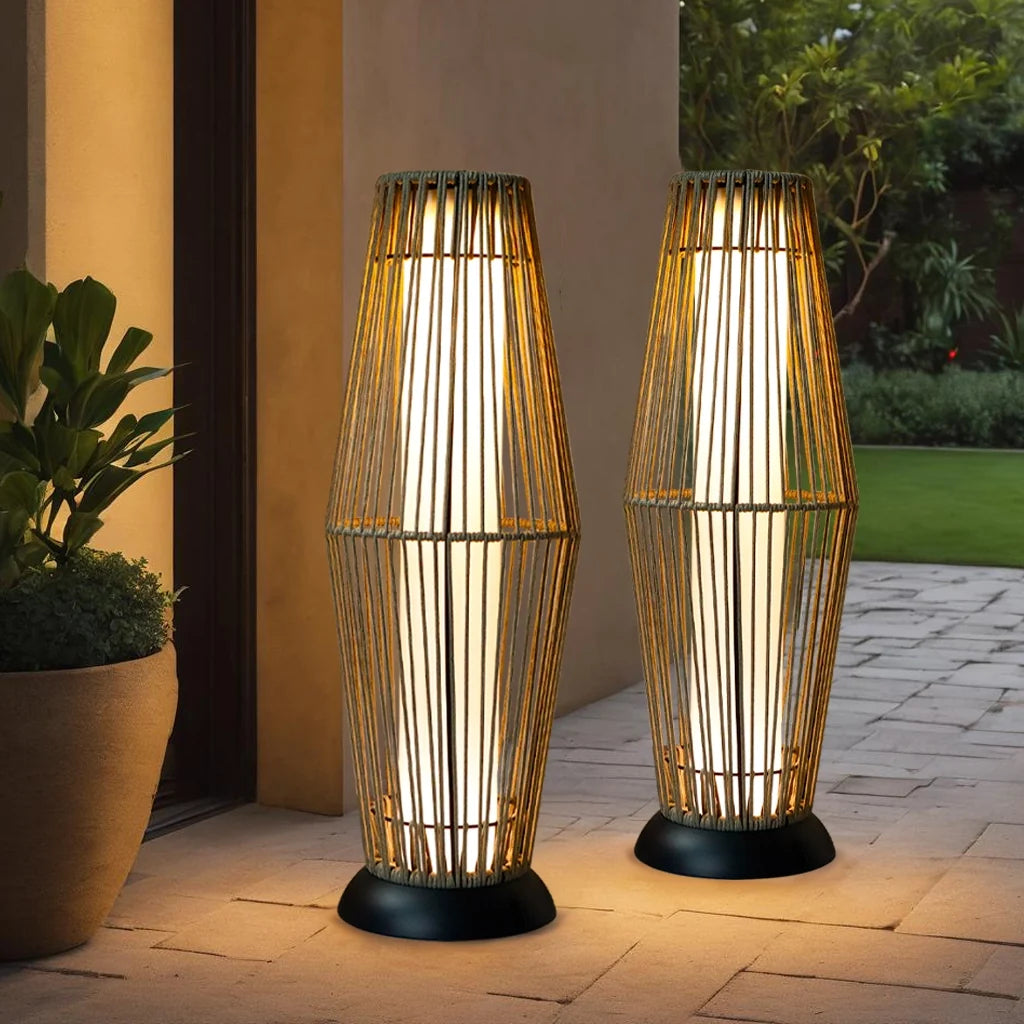 Solar Powered Outdoor Floor Lamp