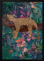 Wall art Leopard Jungle2 01