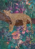 Wall art Leopard Jungle2 01